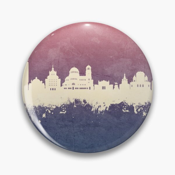 Item preview, Sofia Bulgaria Skyline designed and sold by ArtPrints.