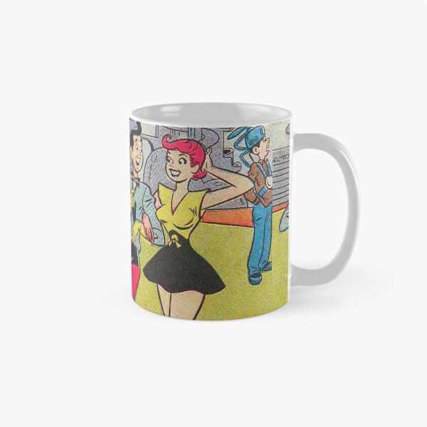 Item preview, Boy and Girl - vintage comic art designed and sold by Vintage Designs +.