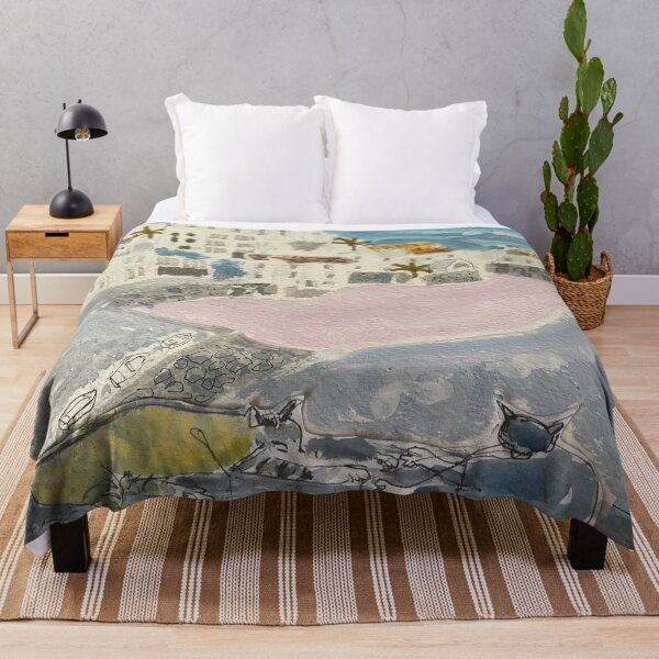 Item preview, st ives harbour with two cats designed and sold by ANN KELLEY.