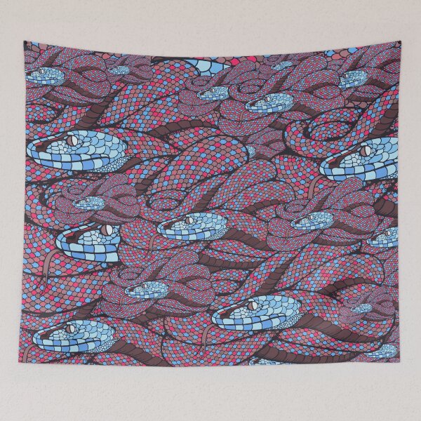 Item preview, mysterious snake ornament, decorative animal pattern designed and sold by Mauswohn.