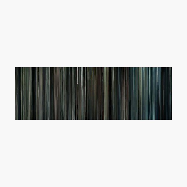 Moviebarcode: Million Dollar Baby (2004) Photographic Print