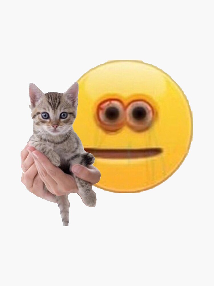 sticker cursedemoji xursed emoji cat sticker by @kitten1y