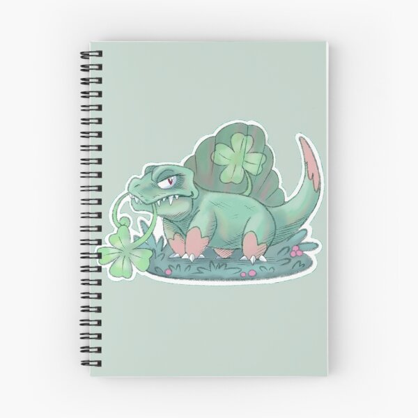 Item preview, Kawaii St. Patrick's Day Clover Dimetrodon Dinosaur designed and sold by Cleopatrawolf.