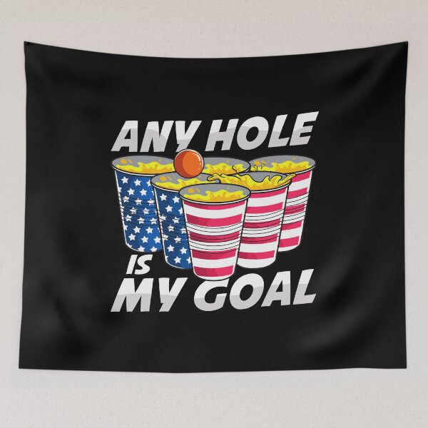 Item preview, Any Hole Is My Goal Beer Pong American 4th Of July designed and sold by perfectpresents.