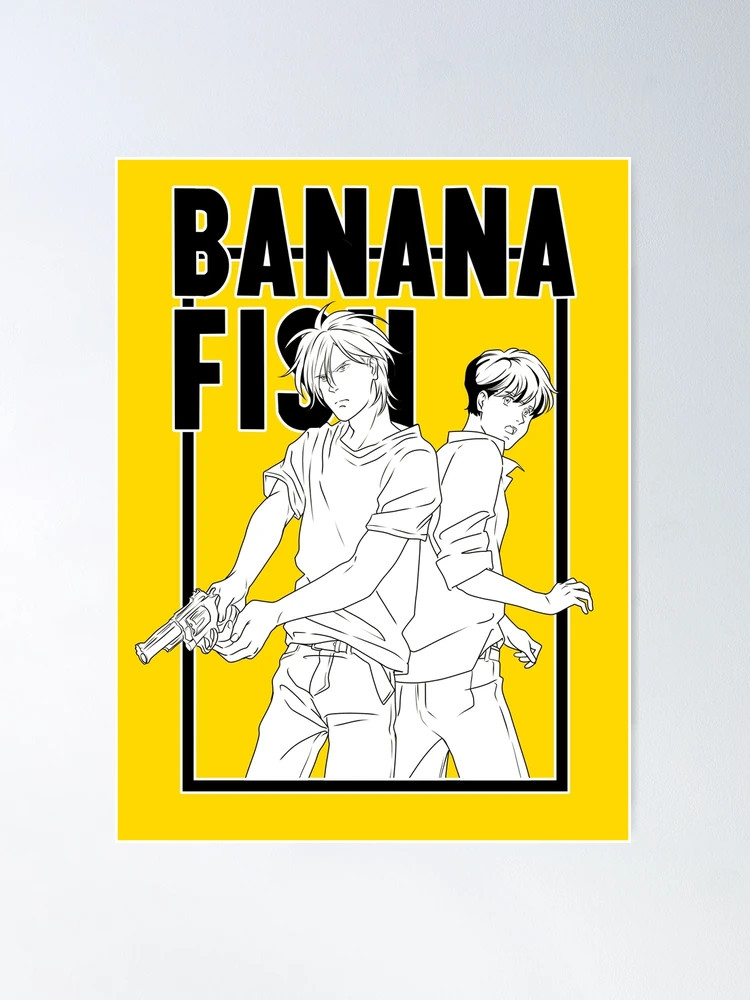 BANANA FISH フレーム付きポスター Banana Fish Poster, Japan Anime Poster, Poster Print, Canvas Art