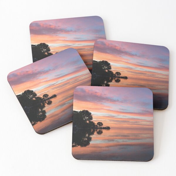 Item preview, Colorful Morning Mirror - Spectacular Sky Reflections at Dawn designed and sold by Georgia Mizuleva.