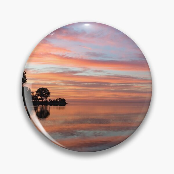 Item preview, Colorful Morning Mirror - Spectacular Sky Reflections at Dawn designed and sold by Georgia Mizuleva.