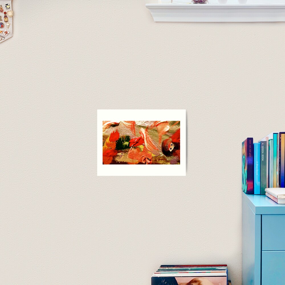 Girl with Baby Birds in Hands Art Print