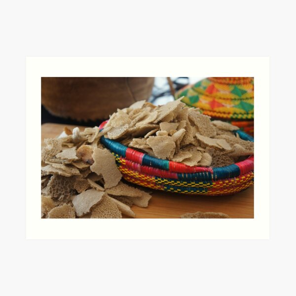 Ethiopian Food - Injera Dirkosh Art Print