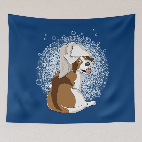 Item preview, Doggy Bath - Scrub a dub dog designed and sold by Milmino.