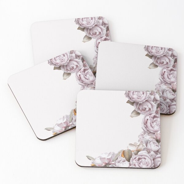 Item preview, Shabby Chic Vintage Blush  Roses Botanical Garden Frame designed and sold by UtArt.