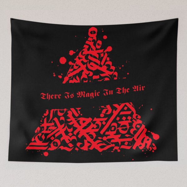 Item preview, There Is Magic In The Air - Red Celtic Triangle designed and sold by Niina  Niskanen.