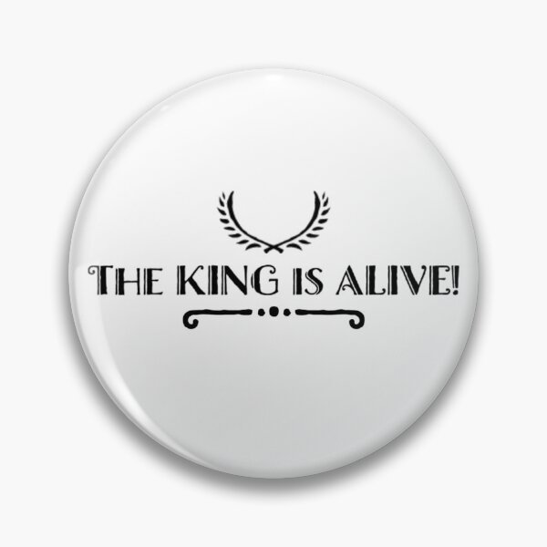 Item preview, The King is Alive, Feather and Wings, Romans 10:9 designed and sold by bugtalk.