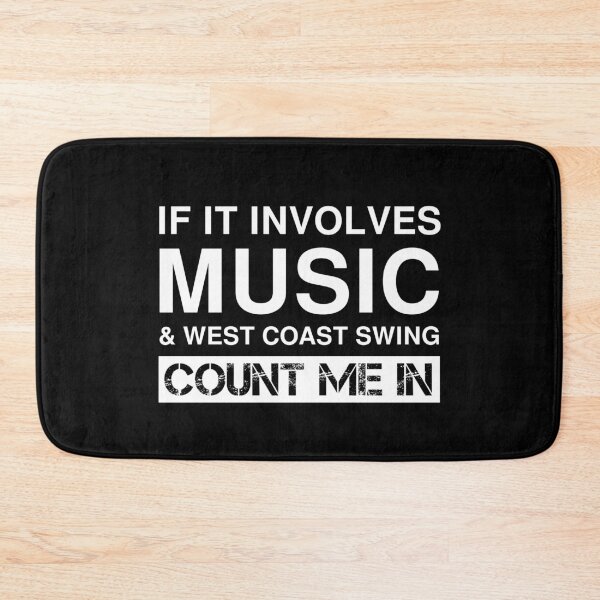 Item preview, Funny Music And West Coast Swing Dancing Lindy Hop designed and sold by Creekman Designs.