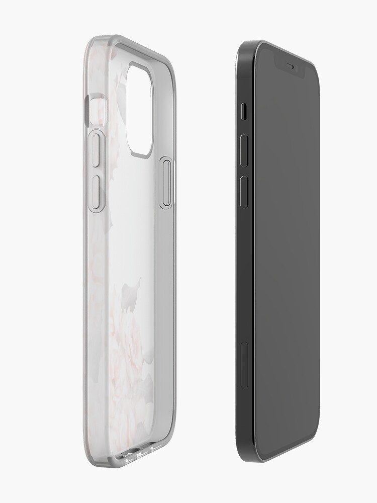 Alternate view of Shabby Chic Vintage Blush Roses Frame on White iPhone Case & Cover