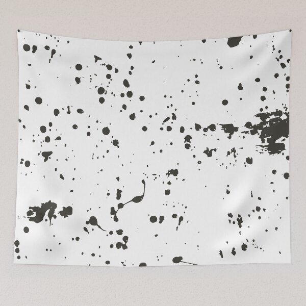 Item preview, Black ink blot pattern designed and sold by designer437.