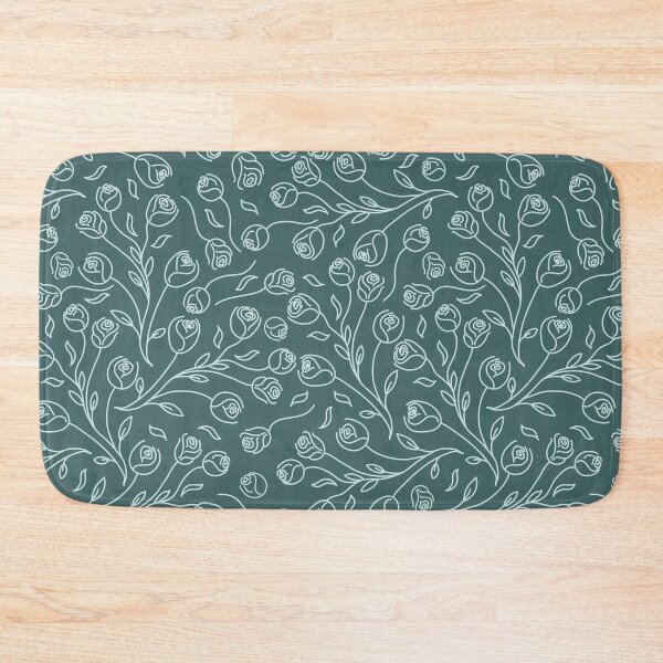 Item preview, Pine & Mint Roses Collection Floral Seamless Surface Pattern designed and sold by Saskia Beeldman.
