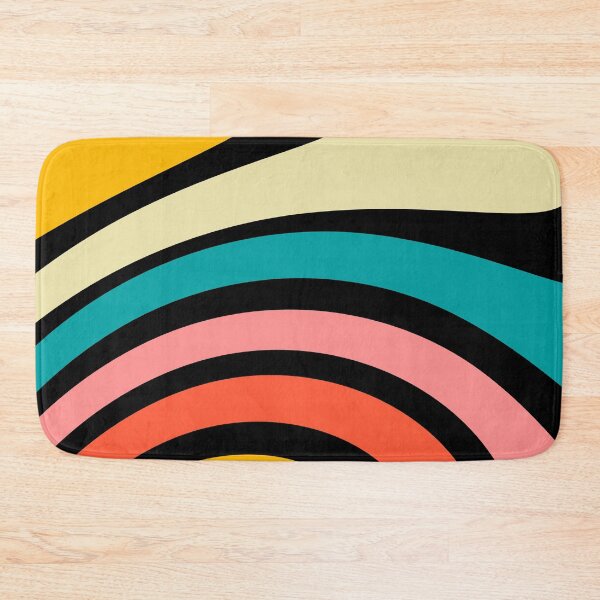 Item preview, Retro Art, Abstract, Funky, Stripes, Colorful Print designed and sold by meggydesigns.
