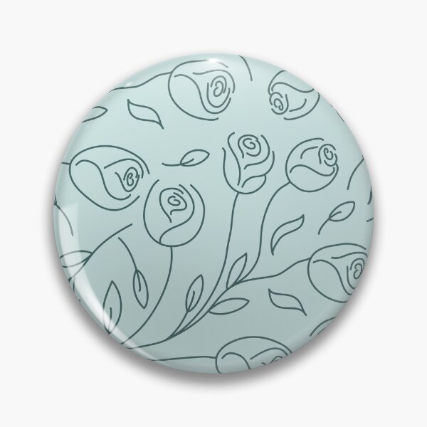 Item preview, Pine & Mint Roses Collection Floral Seamless Surface Pattern designed and sold by Saskia Beeldman.