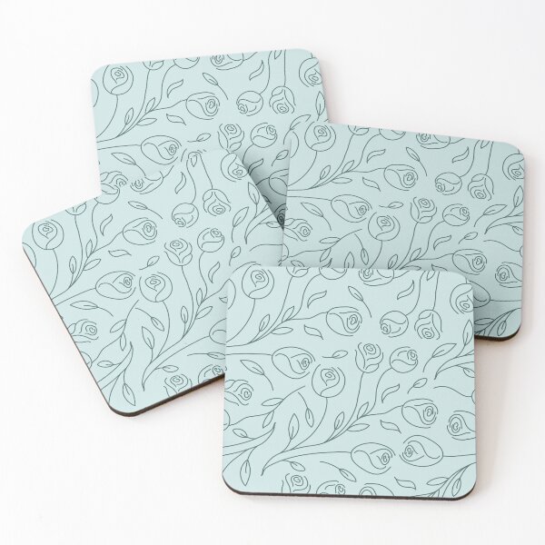 Item preview, Pine & Mint Roses Collection Floral Seamless Surface Pattern designed and sold by Saskia Beeldman.