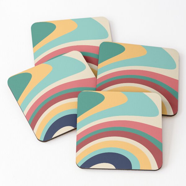 Item preview, Copy of Retro Print, Abstract, Funky, Stripes, Colorful Art designed and sold by meggydesigns.