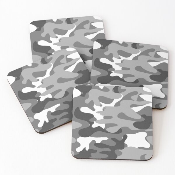 Item preview, White and gray camouflage designed and sold by philippe souvy.
