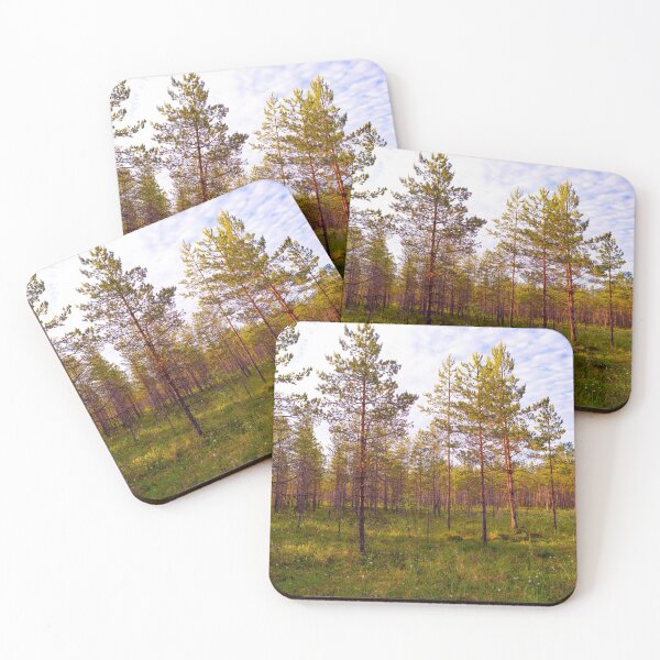 Item preview, Pines trees of green forest swamp designed and sold by yarvin13.