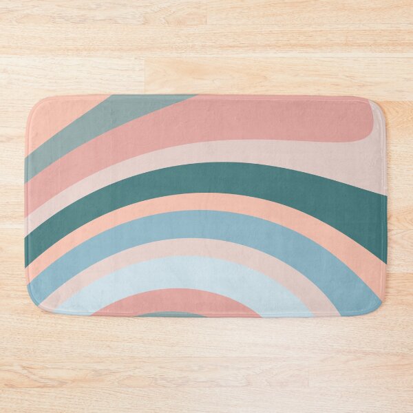 Item preview, Copy of Copy of Retro Print, Abstract, Funky, Stripes, Pink, Teal, Blue designed and sold by meggydesigns.