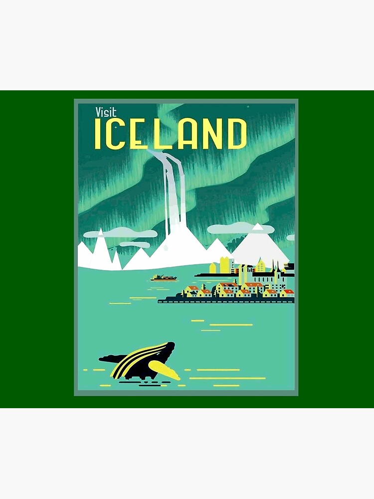 ICELAND : Vintage Travel and Tourism Advertising Print by posterbobs