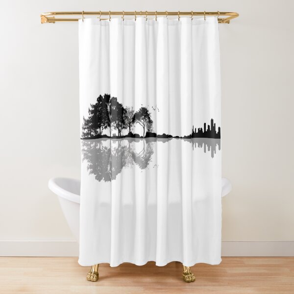Nature Guitar Shower Curtain