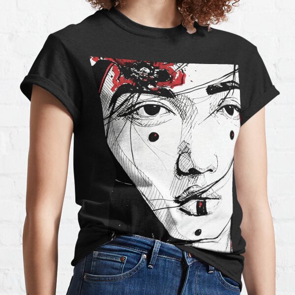 Asian woman fantasy drawing NAGA Classic T-Shirt