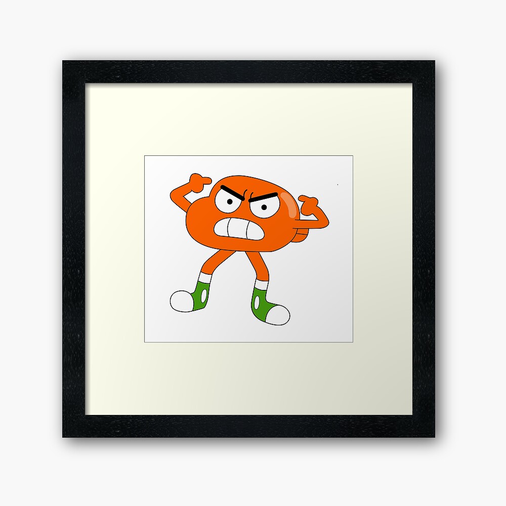 Lámina fotográfica for Sale con la obra « Darwin Watterson El asombroso  mundo de Gumball» de karamram | Redbubble