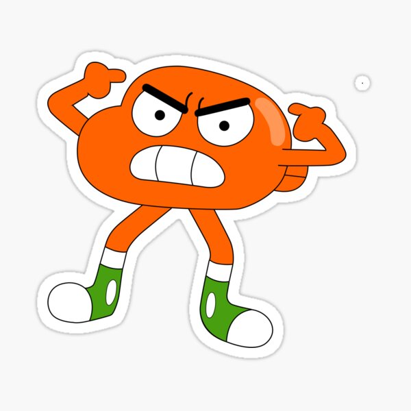 The amazing world of Gumball, Gumball and Darwin, What the what  Sticker  for Sale by karamram