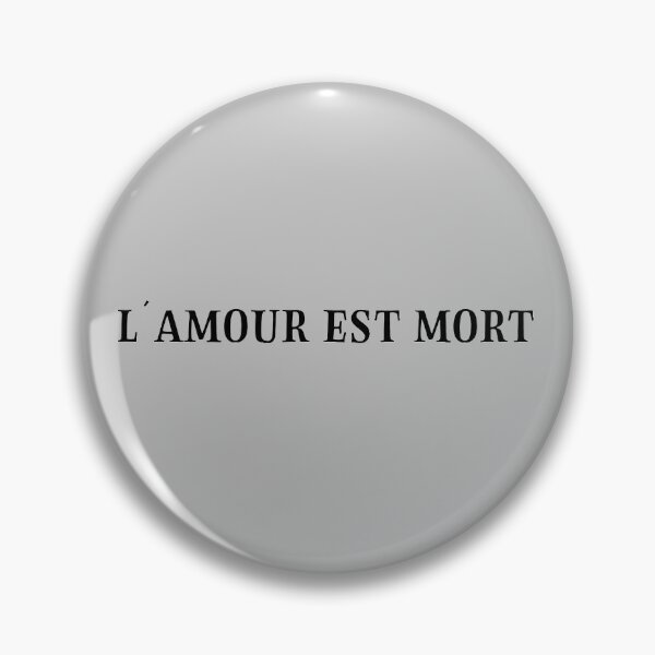 Item preview, L´Amour Est Mort, black designed and sold by perezzzoso.
