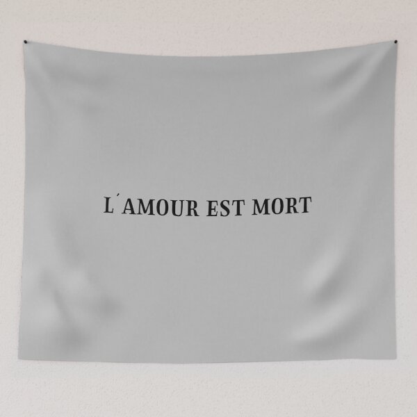 Item preview, L´Amour Est Mort, black designed and sold by perezzzoso.