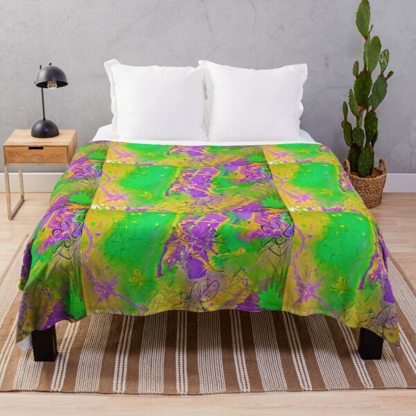 Item preview, Acrylic pour manipulated garden designed and sold by FreedomMuse.