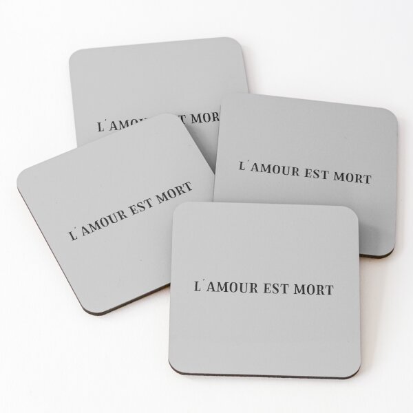 Item preview, L´Amour Est Mort, black designed and sold by perezzzoso.