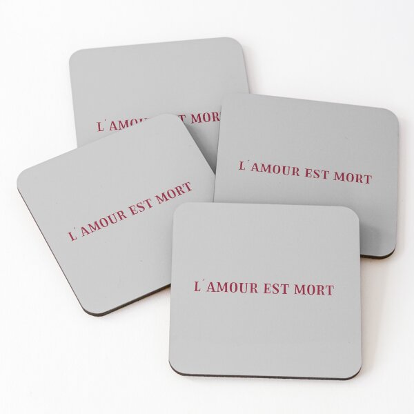 Item preview, L´Amour Est Mort, burgundy designed and sold by perezzzoso.