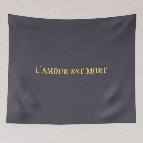 Item preview, L´Amour Est Mort, mustard designed and sold by perezzzoso.