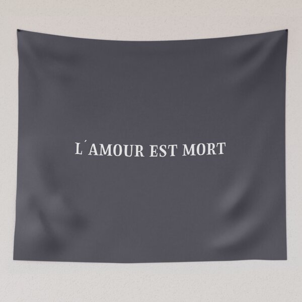 Item preview, L´Amour Est Mort, white designed and sold by perezzzoso.
