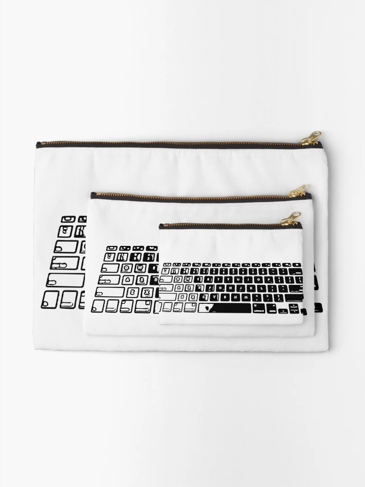 Thumbnail 2 of 4, Zipper Pouch, Computer Keyboard designed and sold by davidcaddy.