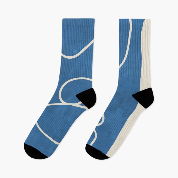 Item preview, Sophisticated Lines on Blue 5 designed and sold by abstracta.