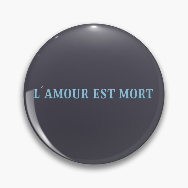 Item preview, L´Amour Est Mort, blue designed and sold by perezzzoso.