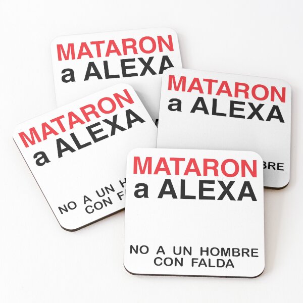 Item preview, MATARON A ALEXA NO A UN HOMBRE CON FALDA designed and sold by estudio3e.