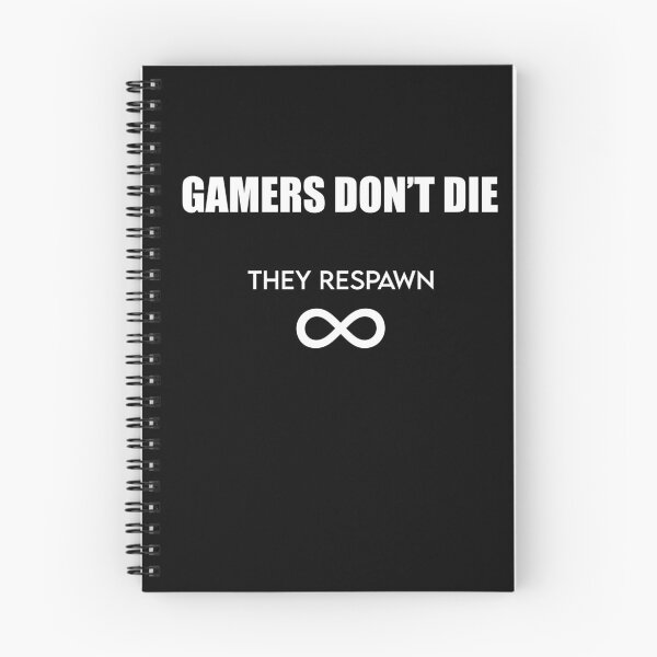 Item preview, Nerd, Geek and Gamers - Gamers dont die, They respawn designed and sold by GamersHeaven.