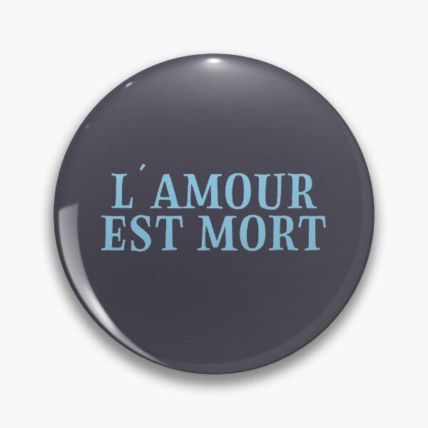 Item preview, L´Amour Est Mort, 2 blue designed and sold by perezzzoso.