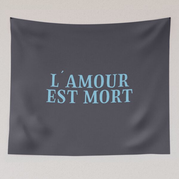 Item preview, L´Amour Est Mort, 2 blue designed and sold by perezzzoso.
