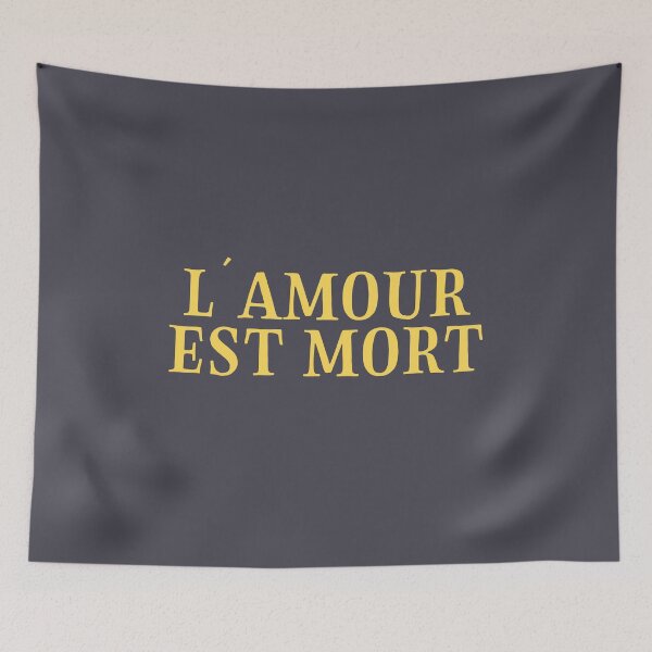 Item preview, L´Amour Est Mort, 2 mustard designed and sold by perezzzoso.