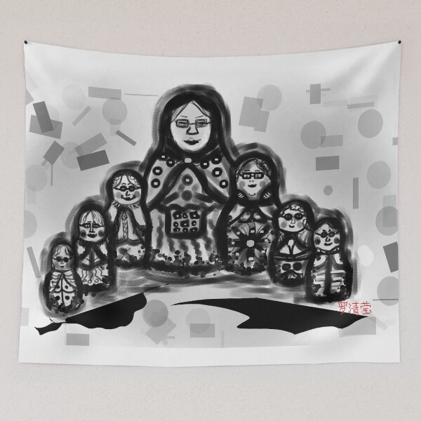 Item preview, Matreshka (Nested doll) modern style designed and sold by Heltymrf.