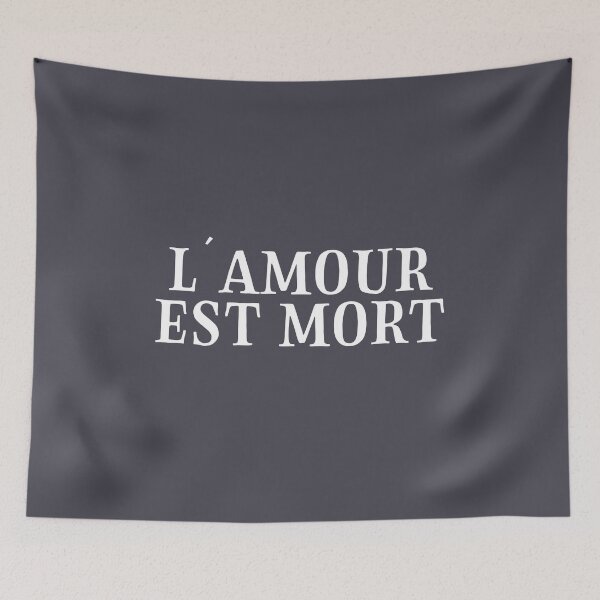 Item preview, L´Amour Est Mort, 2 white designed and sold by perezzzoso.